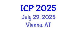 International Conference on Psychology (ICP) July 29, 2025 - Vienna, Austria