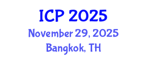 International Conference on Psychology (ICP) November 29, 2025 - Bangkok, Thailand