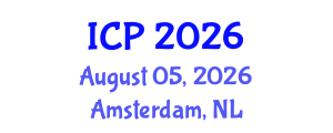 International Conference on Psychology (ICP) August 05, 2026 - Amsterdam, Netherlands International Conference on Psychology (ICP) August 05, 2026 - Amsterdam, Netherlands