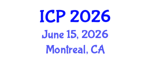 International Conference on Psychology (ICP) June 15, 2026 - Montreal, Canada International Conference on Psychology (ICP) June 15, 2026 - Montreal, Canada