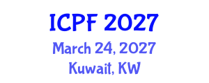 International Conference on Psychology of Family (ICPF) March 24, 2027 - Kuwait, Kuwait International Conference on Psychology of Family (ICPF) March 24, 2027 - Kuwait, Kuwait
