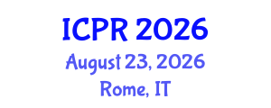 International Conference on Psychology of Religion (ICPR) August 23, 2026 - Rome, Italy