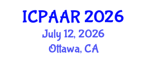 International Conference on Public Administration and Administrative Reform (ICPAAR) July 12, 2026 - Ottawa, Canada