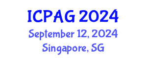 International Conference on Public Administration and Government (ICPAG) September 12, 2024 - Singapore, Singapore