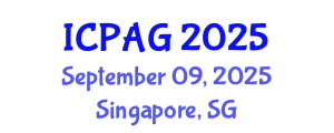 International Conference on Public Administration and Government (ICPAG) September 09, 2025 - Singapore, Singapore