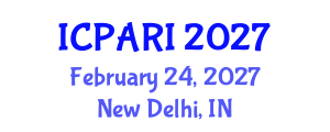 International Conference on Public Administration Reform and Innovation (ICPARI) February 24, 2027 - New Delhi, India International Conference on Public Administration Reform and Innovation (ICPARI) February 24, 2027 - New Delhi, India