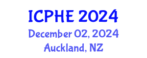 International Conference on Public Health and Environment (ICPHE) December 02, 2024 - Auckland, New Zealand