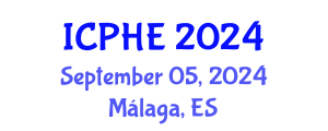 International Conference on Public Health and Environment (ICPHE) September 05, 2024 - Málaga, Spain
