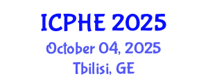 International Conference on Public Health and Environment (ICPHE) October 04, 2025 - Tbilisi, Georgia