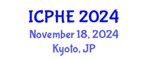 International Conference on Public Health and Epidemiology (ICPHE) November 18, 2024 - Kyoto, Japan