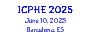 International Conference on Public Health and Epidemiology (ICPHE) June 10, 2025 - Barcelona, Spain