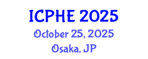 International Conference on Public Health and Epidemiology (ICPHE) October 25, 2025 - Osaka, Japan