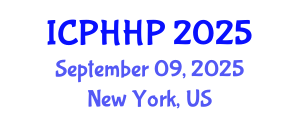 International Conference on Public Health and Health Promotion (ICPHHP) September 09, 2025 - New York, United States