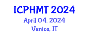 International Conference on Public Health and Medical Technology (ICPHMT) April 04, 2024 - Venice, Italy
