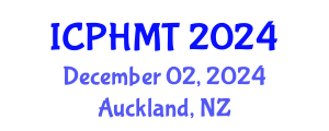 International Conference on Public Health and Medical Technology (ICPHMT) December 02, 2024 - Auckland, New Zealand