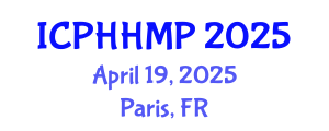 International Conference on Public Health, Health Management and Policy (ICPHHMP) April 19, 2025 - Paris, France