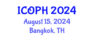 International Conference on Public Health (ICOPH) August 15, 2024 - Bangkok, Thailand
