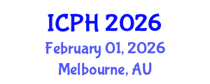International Conference on Public Health (ICPH) February 01, 2026 - Melbourne, Australia