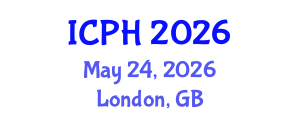 International Conference on Public Health (ICPH) May 24, 2026 - London, United Kingdom