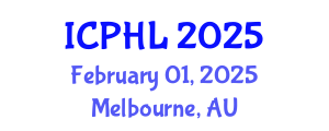 International Conference on Public Health Law (ICPHL) February 01, 2025 - Melbourne, Australia