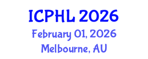 International Conference on Public Health Law (ICPHL) February 01, 2026 - Melbourne, Australia