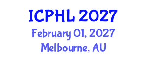 International Conference on Public Health Law (ICPHL) February 01, 2027 - Melbourne, Australia International Conference on Public Health Law (ICPHL) February 01, 2027 - Melbourne, Australia