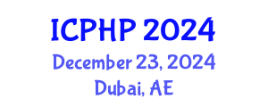 International Conference on Public Health Policies (ICPHP) December 23, 2024 - Dubai, United Arab Emirates
