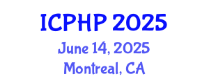 International Conference on Public Health Policies (ICPHP) June 14, 2025 - Montreal, Canada