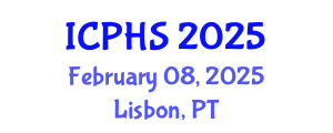 International Conference on Public Health Systems (ICPHS) February 08, 2025 - Lisbon, Portugal