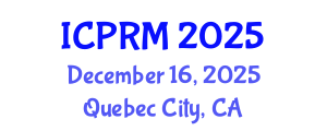 International Conference on Pulmonary and Respiratory Medicine (ICPRM) December 16, 2025 - Quebec City, Canada