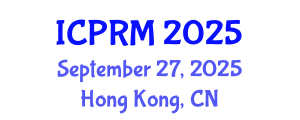 International Conference on Pulmonary and Respiratory Medicine (ICPRM) September 27, 2025 - Hong Kong, China