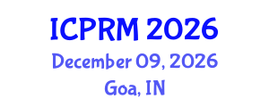 International Conference on Pulmonary and Respiratory Medicine (ICPRM) December 09, 2026 - Goa, India International Conference on Pulmonary and Respiratory Medicine (ICPRM) December 09, 2026 - Goa, India