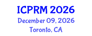 International Conference on Pulmonary and Respiratory Medicine (ICPRM) December 09, 2026 - Toronto, Canada International Conference on Pulmonary and Respiratory Medicine (ICPRM) December 09, 2026 - Toronto, Canada