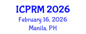 International Conference on Pulmonary and Respiratory Medicine (ICPRM) February 16, 2026 - Manila, Philippines International Conference on Pulmonary and Respiratory Medicine (ICPRM) February 16, 2026 - Manila, Philippines