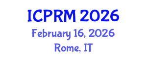 International Conference on Pulmonary and Respiratory Medicine (ICPRM) February 16, 2026 - Rome, Italy International Conference on Pulmonary and Respiratory Medicine (ICPRM) February 16, 2026 - Rome, Italy