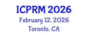International Conference on Pulmonary and Respiratory Medicine (ICPRM) February 12, 2026 - Toronto, Canada International Conference on Pulmonary and Respiratory Medicine (ICPRM) February 12, 2026 - Toronto, Canada