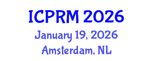 International Conference on Pulmonary and Respiratory Medicine (ICPRM) January 19, 2026 - Amsterdam, Netherlands International Conference on Pulmonary and Respiratory Medicine (ICPRM) January 19, 2026 - Amsterdam, Netherlands