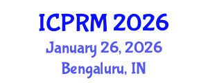 International Conference on Pulmonary and Respiratory Medicine (ICPRM) January 26, 2026 - Bengaluru, India International Conference on Pulmonary and Respiratory Medicine (ICPRM) January 26, 2026 - Bengaluru, India