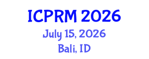 International Conference on Pulmonary and Respiratory Medicine (ICPRM) July 15, 2026 - Bali, Indonesia International Conference on Pulmonary and Respiratory Medicine (ICPRM) July 15, 2026 - Bali, Indonesia