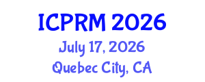 International Conference on Pulmonary and Respiratory Medicine (ICPRM) July 17, 2026 - Quebec City, Canada International Conference on Pulmonary and Respiratory Medicine (ICPRM) July 17, 2026 - Quebec City, Canada
