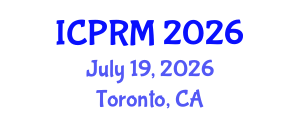 International Conference on Pulmonary and Respiratory Medicine (ICPRM) July 19, 2026 - Toronto, Canada International Conference on Pulmonary and Respiratory Medicine (ICPRM) July 19, 2026 - Toronto, Canada