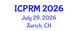 International Conference on Pulmonary and Respiratory Medicine (ICPRM) July 29, 2026 - Zurich, Switzerland International Conference on Pulmonary and Respiratory Medicine (ICPRM) July 29, 2026 - Zurich, Switzerland