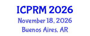 International Conference on Pulmonary and Respiratory Medicine (ICPRM) November 18, 2026 - Buenos Aires, Argentina International Conference on Pulmonary and Respiratory Medicine (ICPRM) November 18, 2026 - Buenos Aires, Argentina