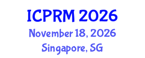 International Conference on Pulmonary and Respiratory Medicine (ICPRM) November 18, 2026 - Singapore, Singapore International Conference on Pulmonary and Respiratory Medicine (ICPRM) November 18, 2026 - Singapore, Singapore