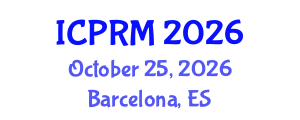 International Conference on Pulmonary and Respiratory Medicine (ICPRM) October 25, 2026 - Barcelona, Spain International Conference on Pulmonary and Respiratory Medicine (ICPRM) October 25, 2026 - Barcelona, Spain