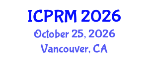 International Conference on Pulmonary and Respiratory Medicine (ICPRM) October 25, 2026 - Vancouver, Canada International Conference on Pulmonary and Respiratory Medicine (ICPRM) October 25, 2026 - Vancouver, Canada