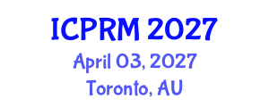 International Conference on Pulmonary and Respiratory Medicine (ICPRM) April 03, 2027 - Toronto, Australia International Conference on Pulmonary and Respiratory Medicine (ICPRM) April 03, 2027 - Toronto, Australia