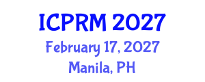 International Conference on Pulmonary and Respiratory Medicine (ICPRM) February 17, 2027 - Manila, Philippines International Conference on Pulmonary and Respiratory Medicine (ICPRM) February 17, 2027 - Manila, Philippines
