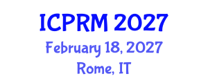 International Conference on Pulmonary and Respiratory Medicine (ICPRM) February 18, 2027 - Rome, Italy International Conference on Pulmonary and Respiratory Medicine (ICPRM) February 18, 2027 - Rome, Italy
