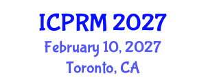 International Conference on Pulmonary and Respiratory Medicine (ICPRM) February 10, 2027 - Toronto, Canada International Conference on Pulmonary and Respiratory Medicine (ICPRM) February 10, 2027 - Toronto, Canada